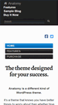 Mobile Screenshot of anatomytheme.com